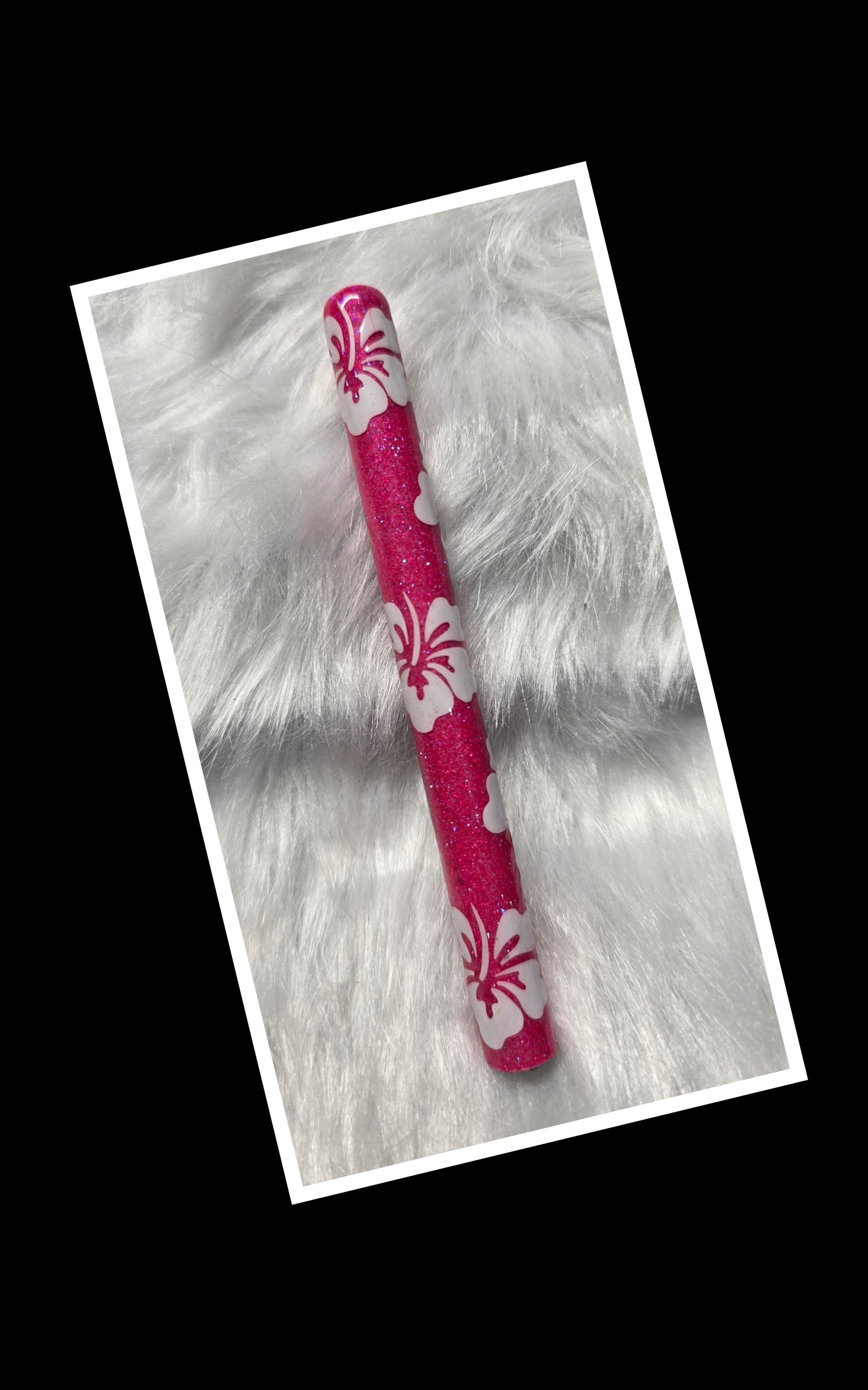 Hibiscus Glitter Pen
