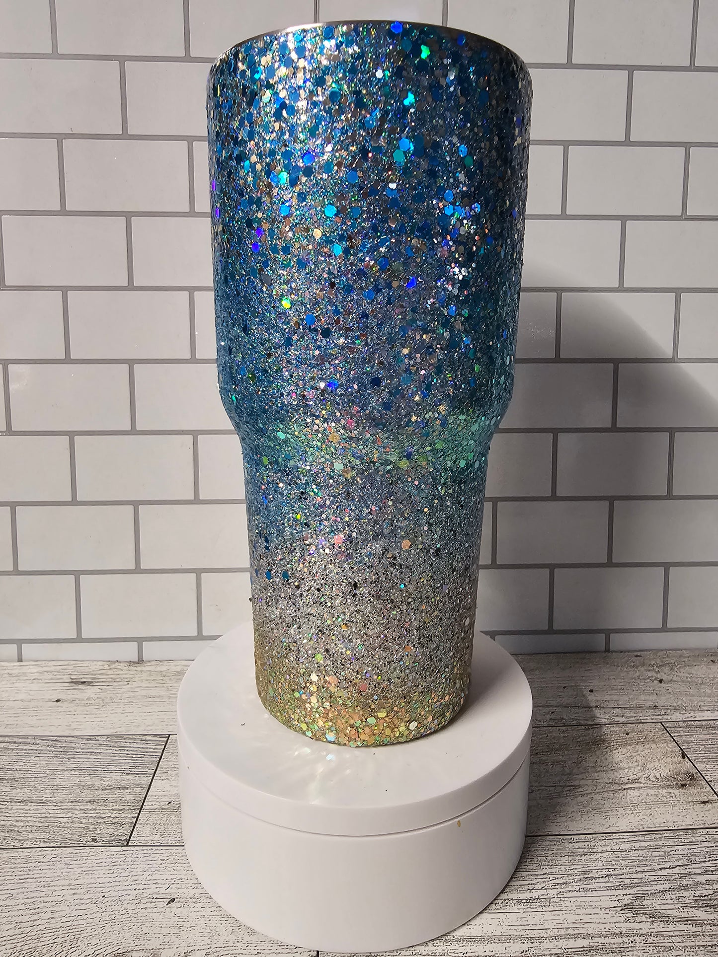 Raw Glitter Textured - 32oz Modern curve