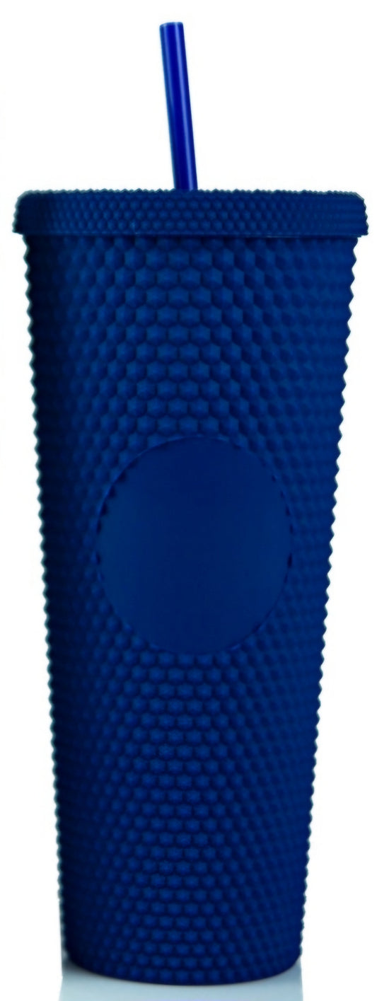 24oz Studded Tumbler Matte Navy Blue