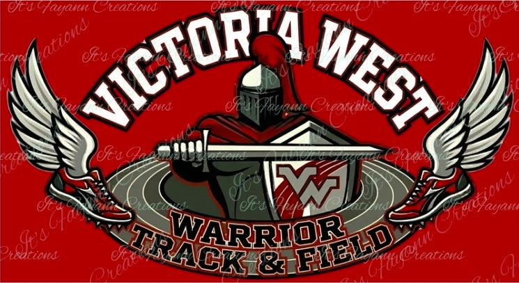 "Warrior" Track and Field Tshirt