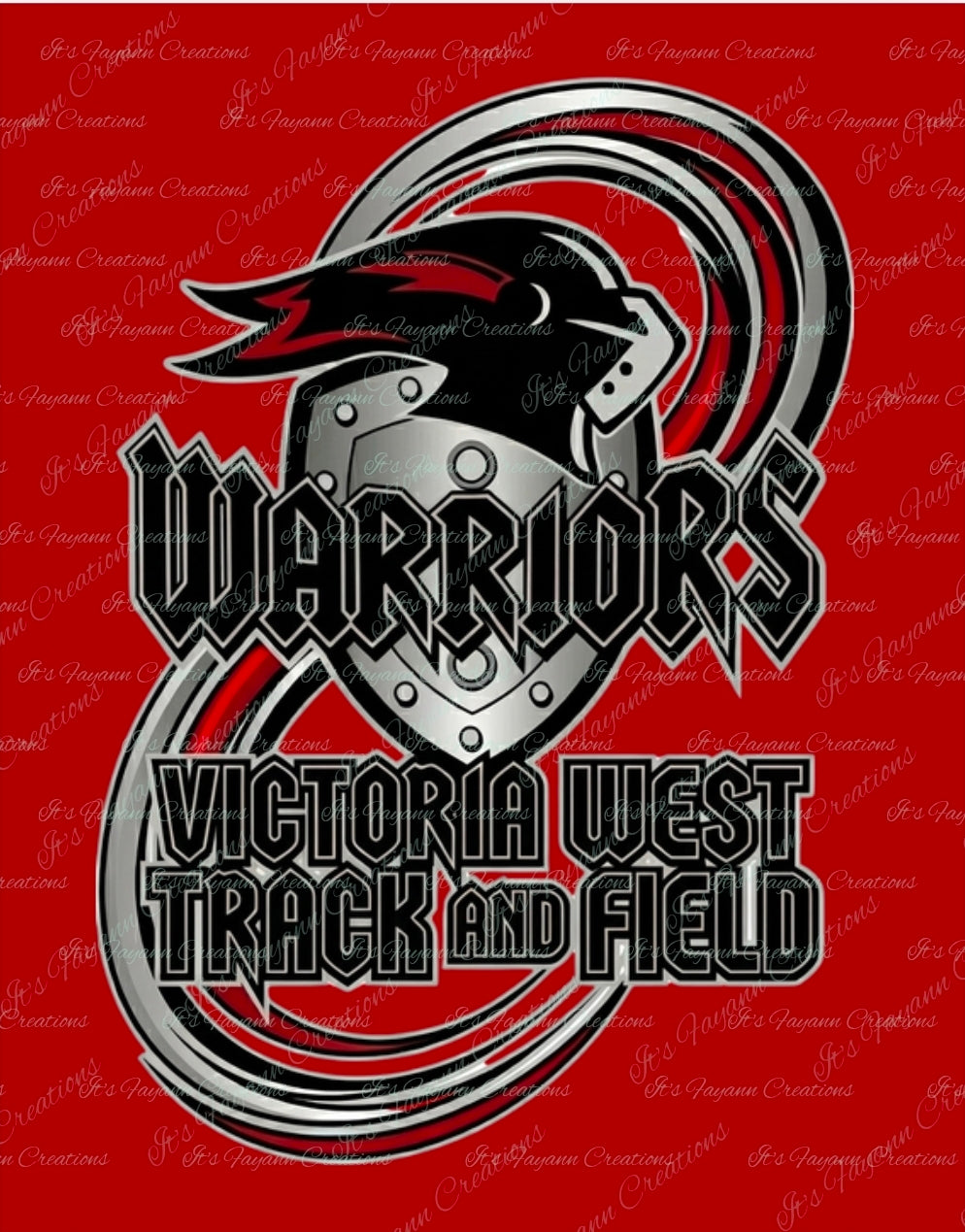 "Warrior" Track and Field Tshirt